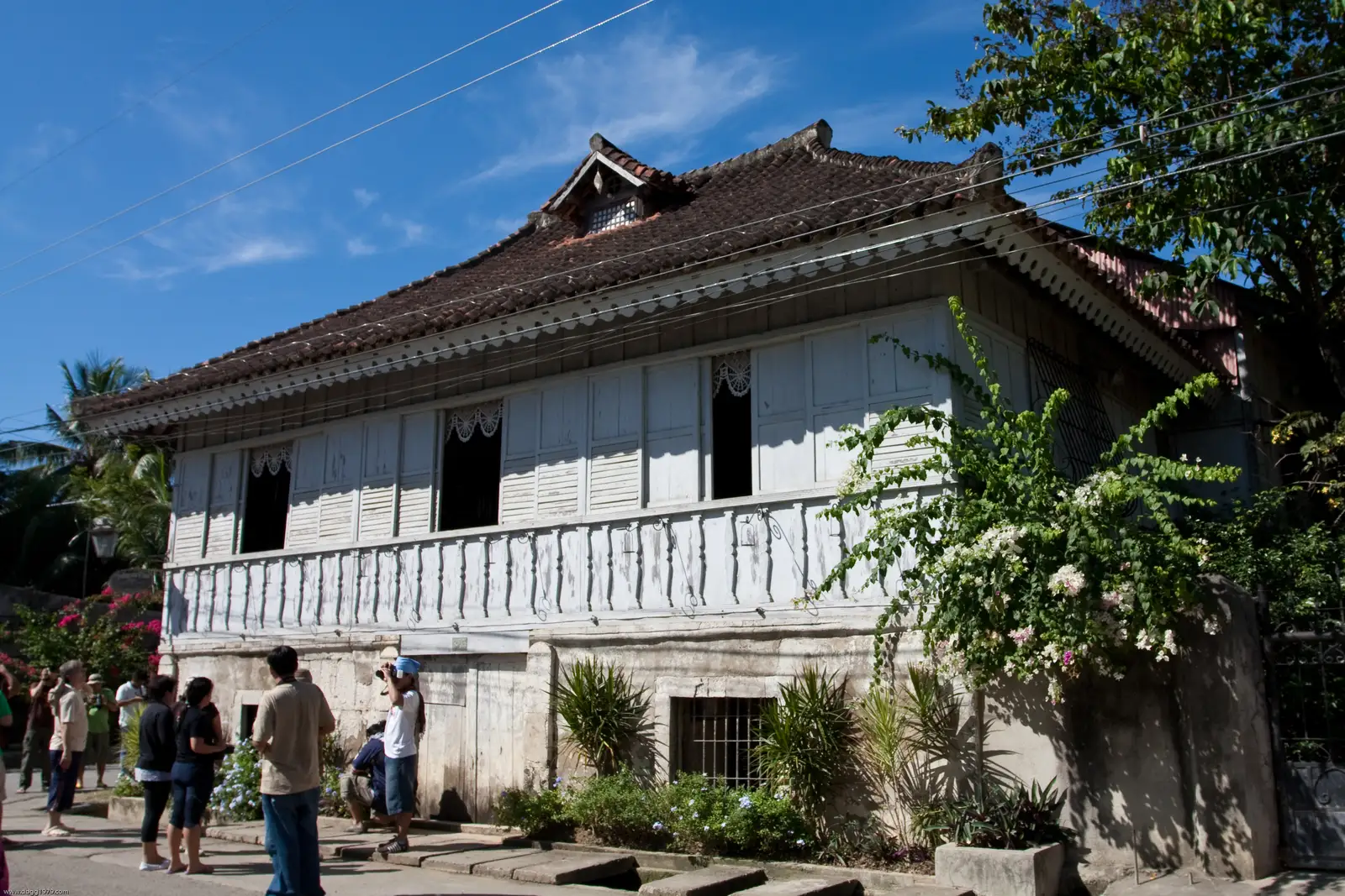 The Balay na Tisa heritage house with its tiled roof in Carcar City, Cebu